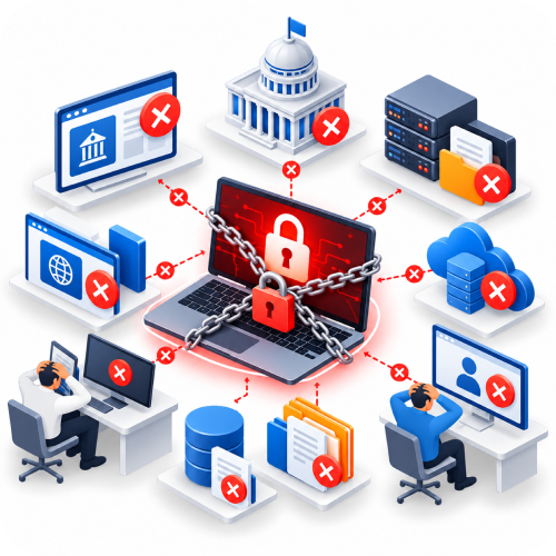 Ransomware operational paralysis